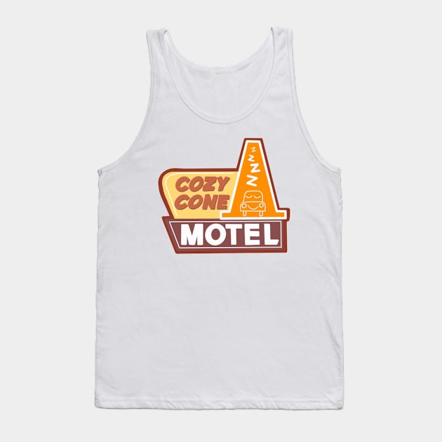 Cozy Cone Motel Tank Top by MelissaJoyCreative